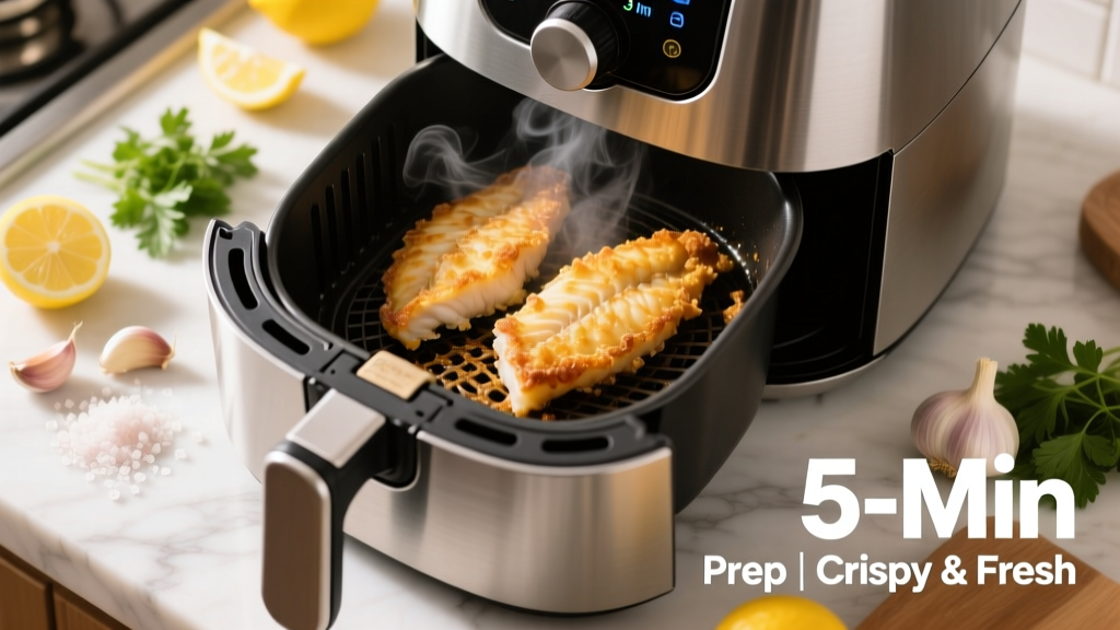 Crispy Frozen Swai Fillets in the Air Fryer (5-Min Prep!)