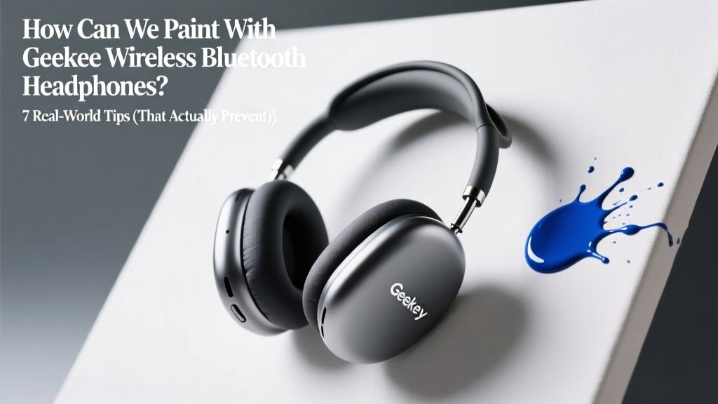 Painting With Geekee Bluetooth Headphones (2026)
