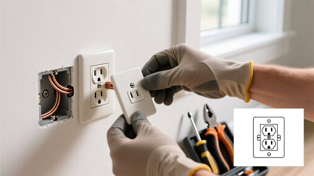 How to Use Electrical Outlet Shims to Fix Crooked Outlets