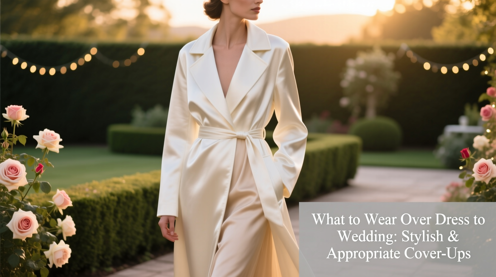 what to wear over dress to wedding