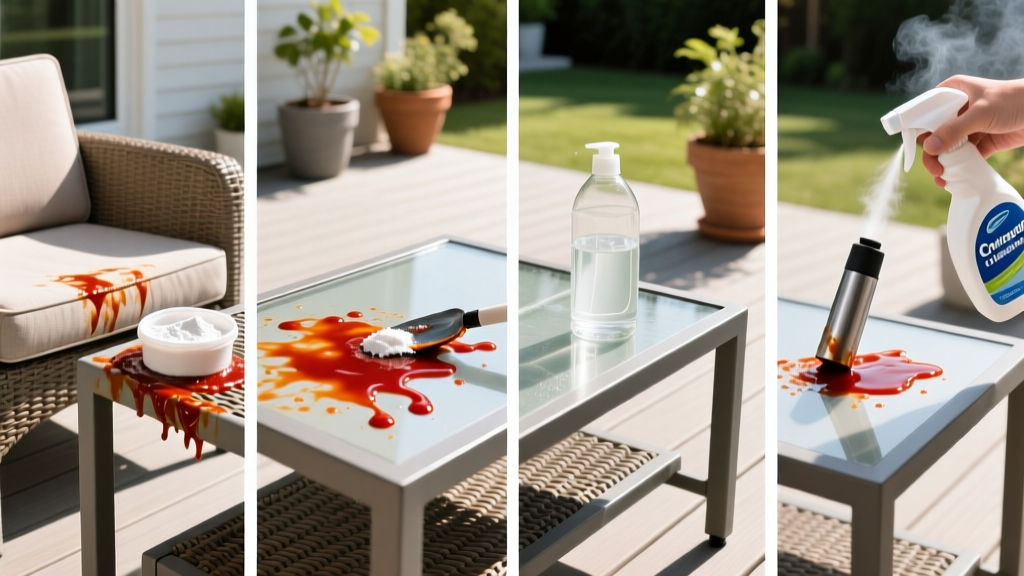 Tested: How to Get BBQ Sauce Out of Patio Furniture Fast