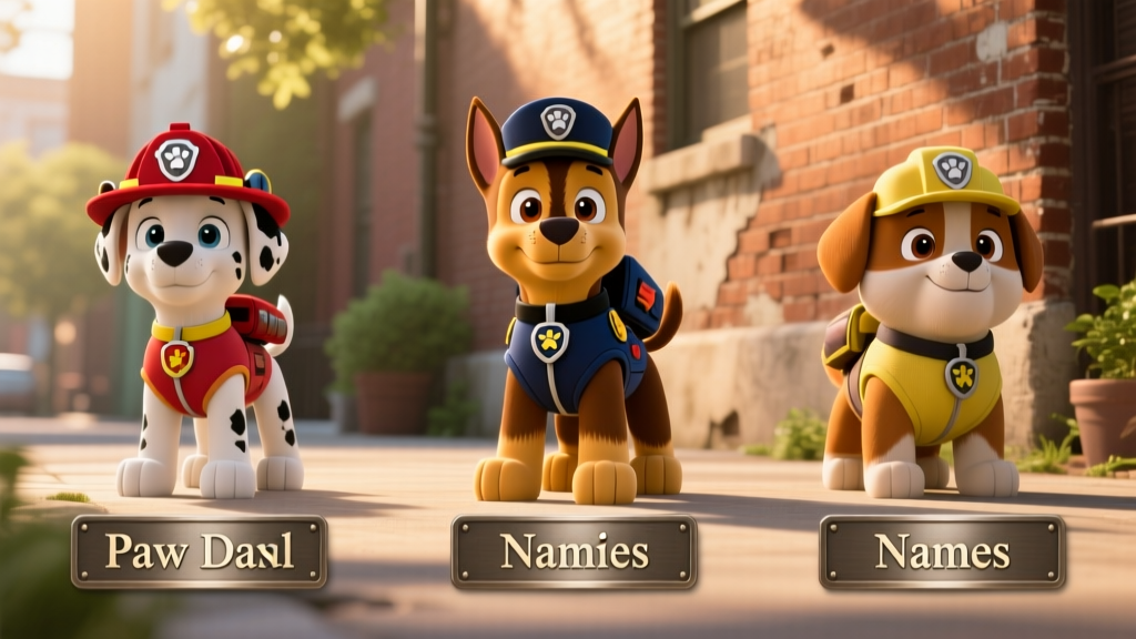 Paw Patrol dog names