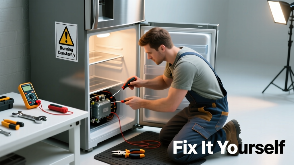 Refrigerator Running Constantly? Fix It Yourself