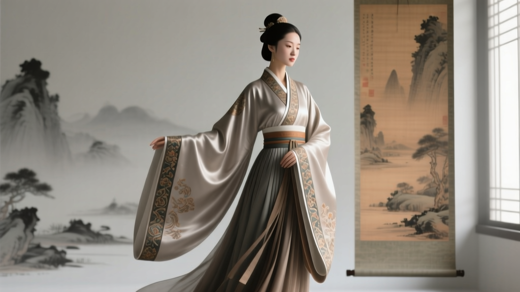 Decoding Hanfu Fashion in Chinese Scroll Paintings