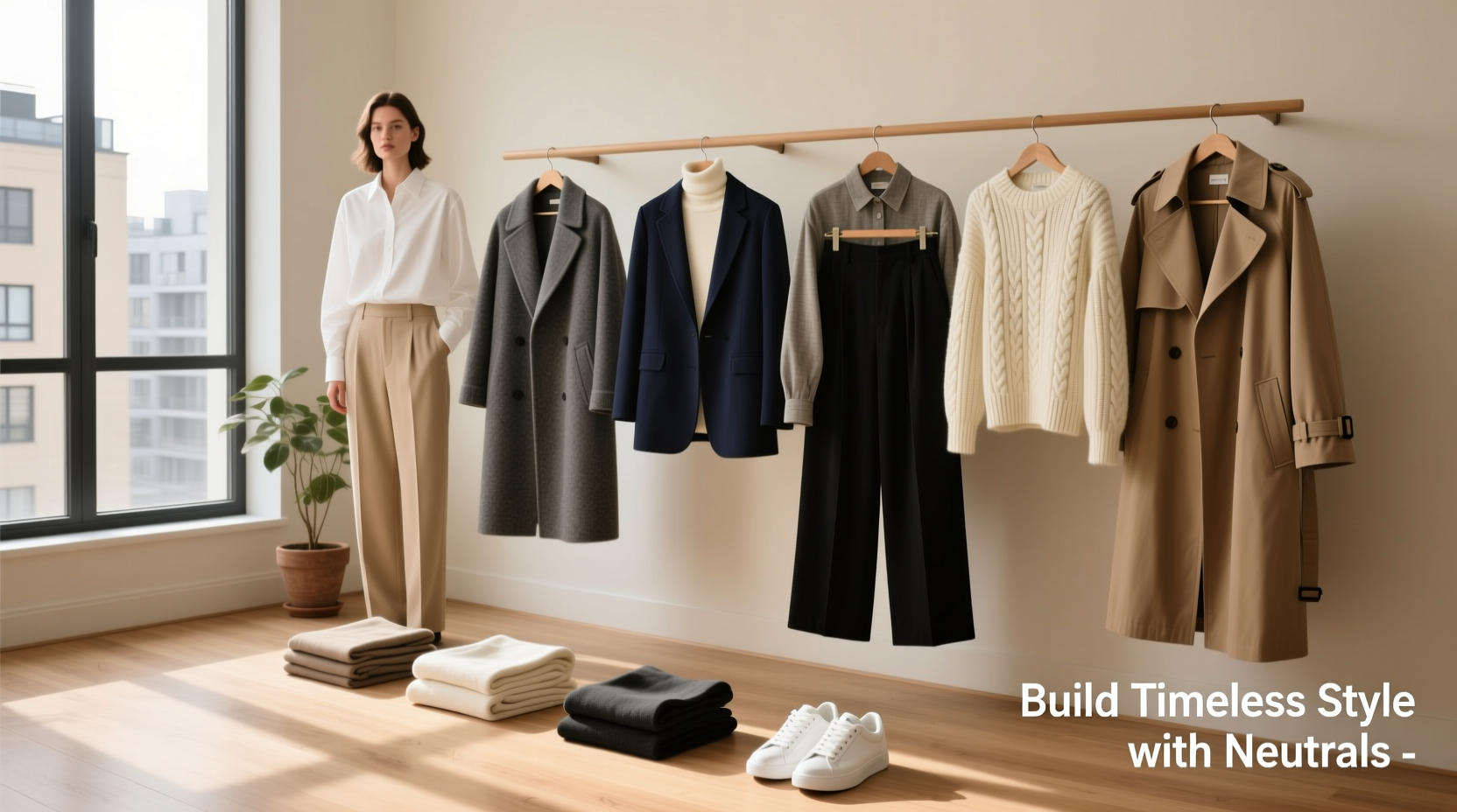 how to build a capsule wardrobe around neutral tones for timeless everyday outfits