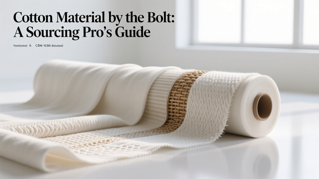 Cotton Material by the Bolt: A Sourcing Pro’s Guide