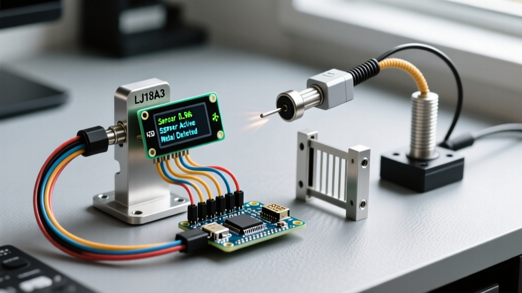 Multi-Peripheral Metal Sensor Arduino Setup for Automated Sorting