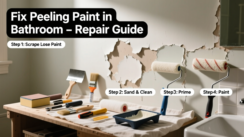 Fix Peeling Paint in Bathroom: Causes & Repair Guide