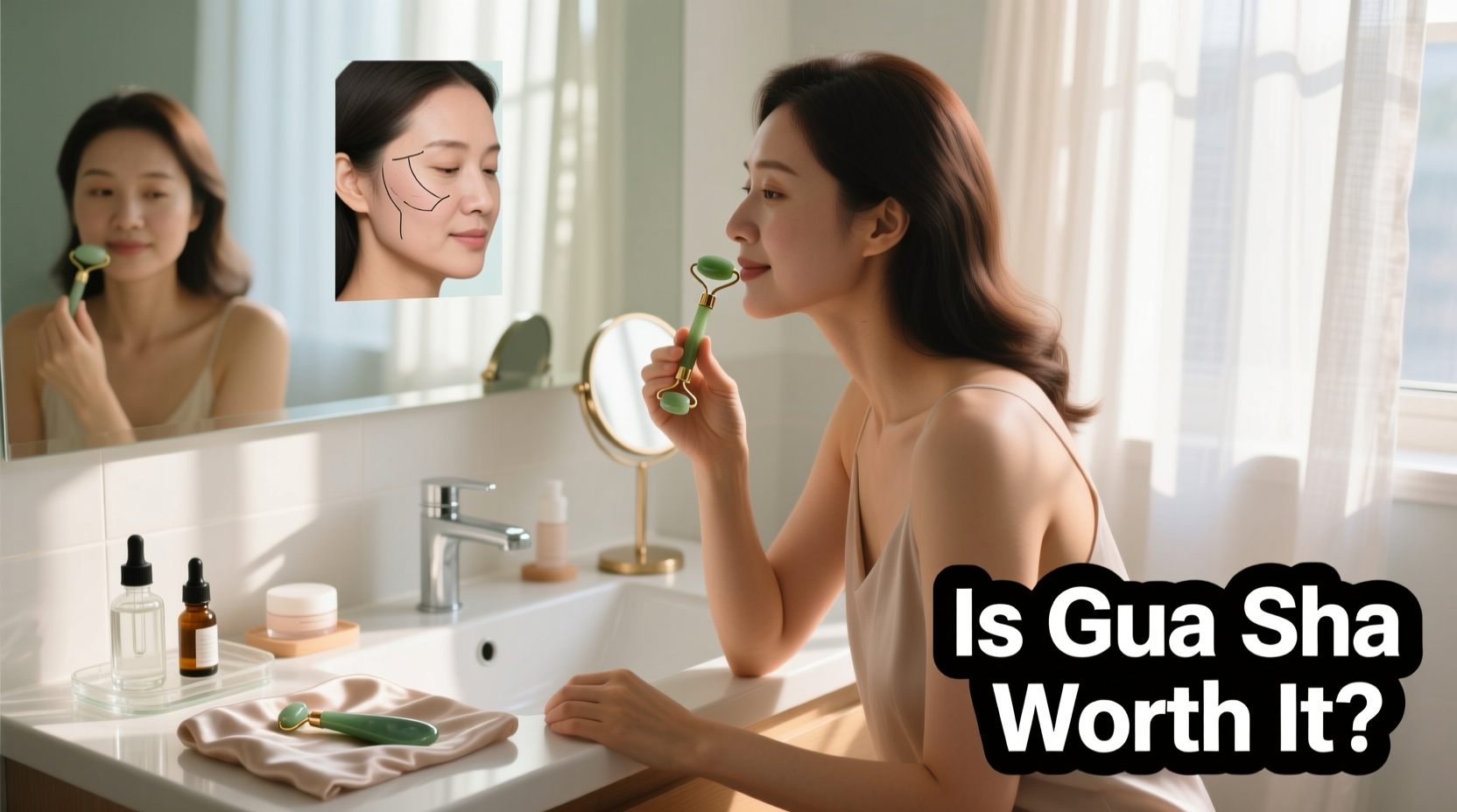 is facial gua sha worth adding to your routine or just temporary puff reduction