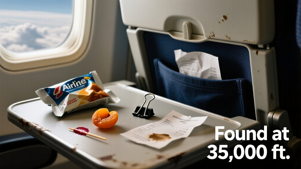 The Hidden Archive: Weirdest Things Found in Airplane Seatback Pockets