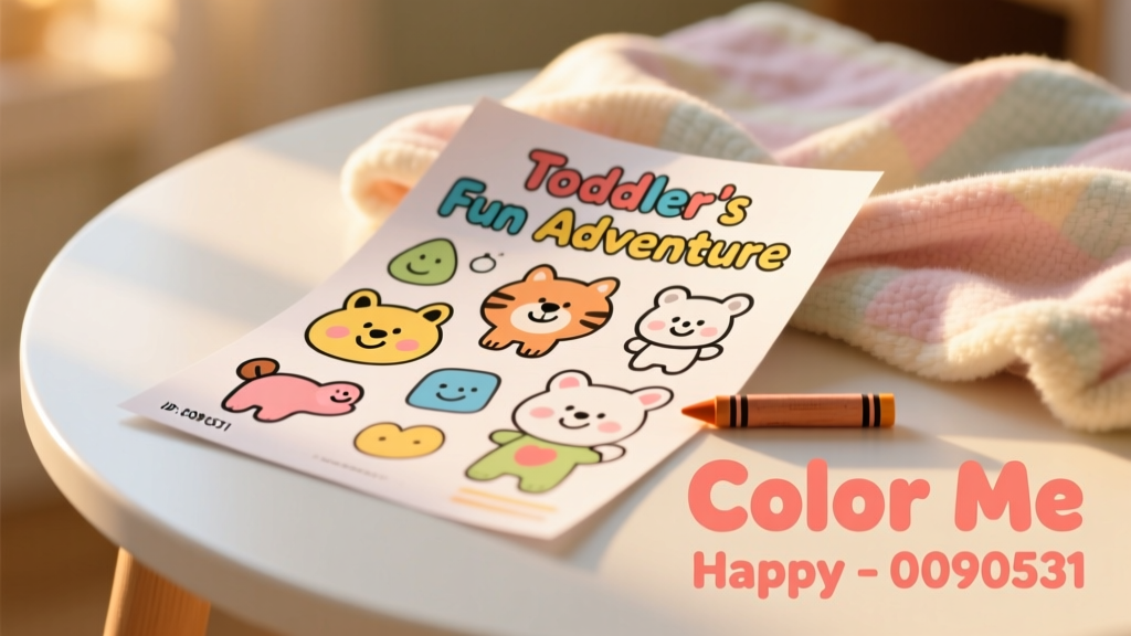 Why Cartoon Coloring Pages Are a Developmental Powerhouse for Toddlers (and How to Use Them Right)