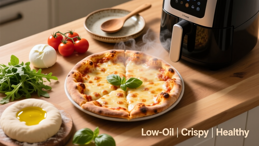 Healthy Air Fryer Pizza Recipe (Crispy & Low-Oil)