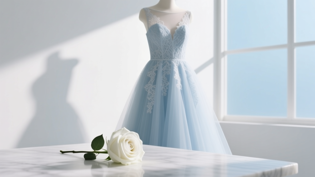 Is Light Blue Too Close to White for a Wedding?