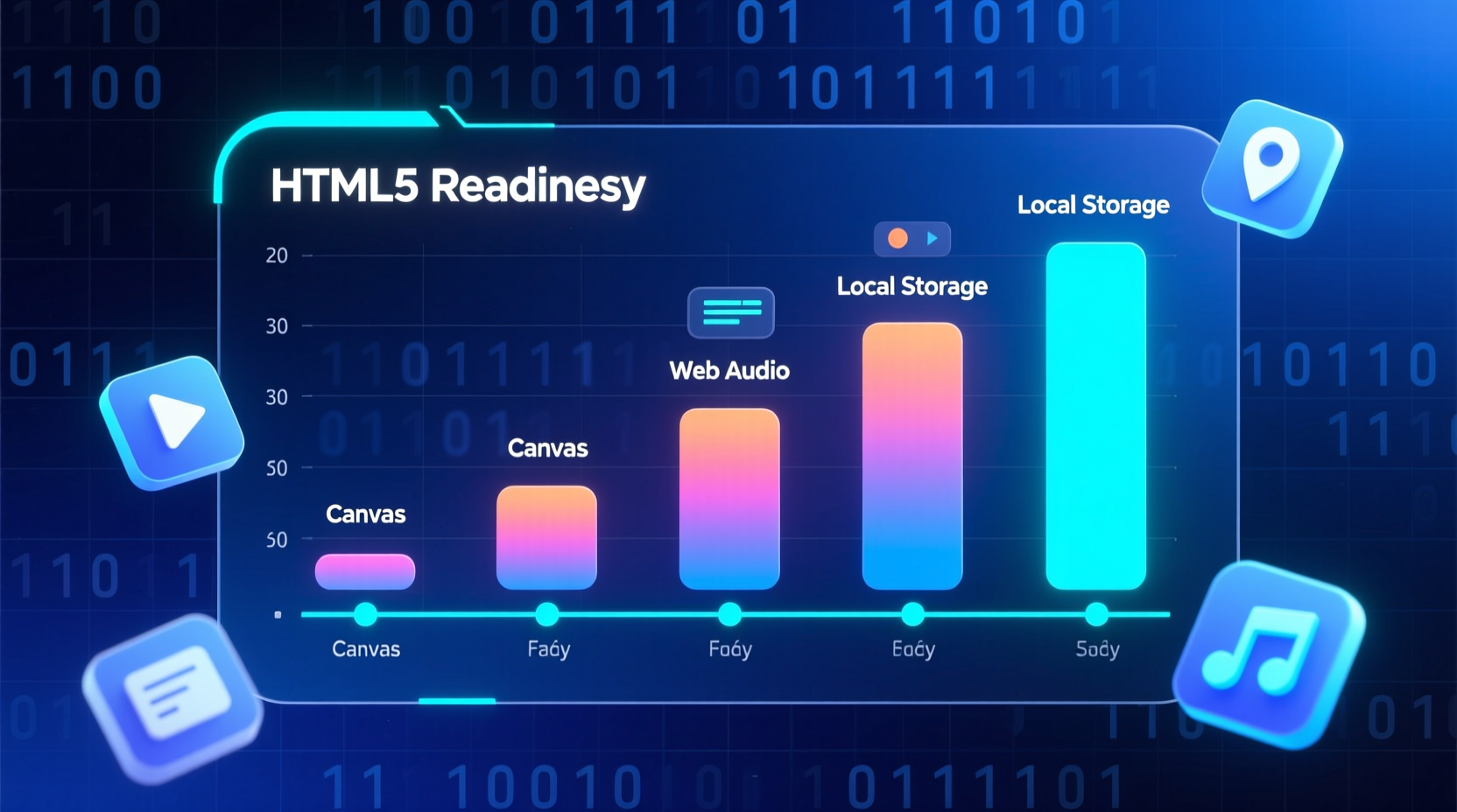 the html5 readiness chart highlights how well your brow