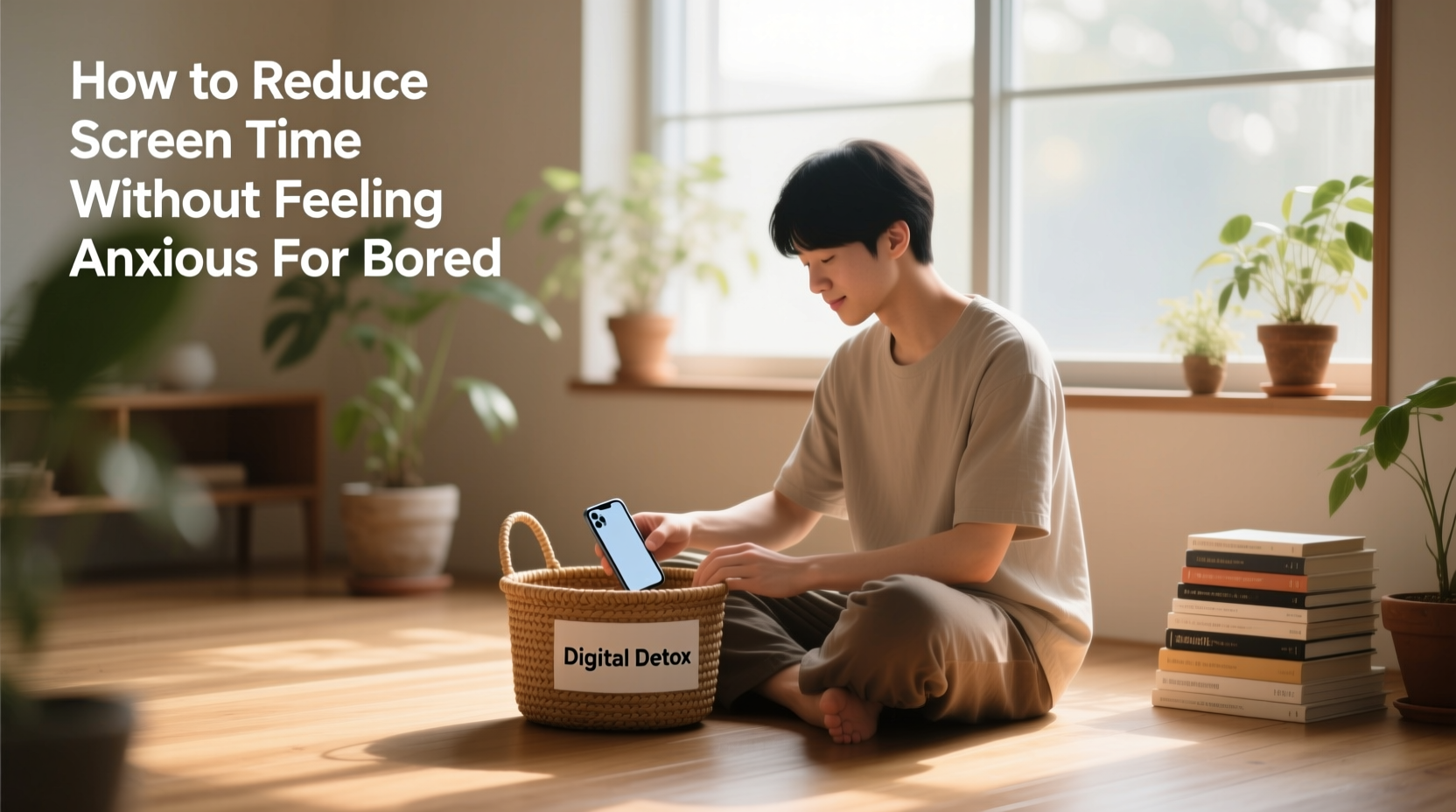 how to reduce screen time without feeling anxious or bored
