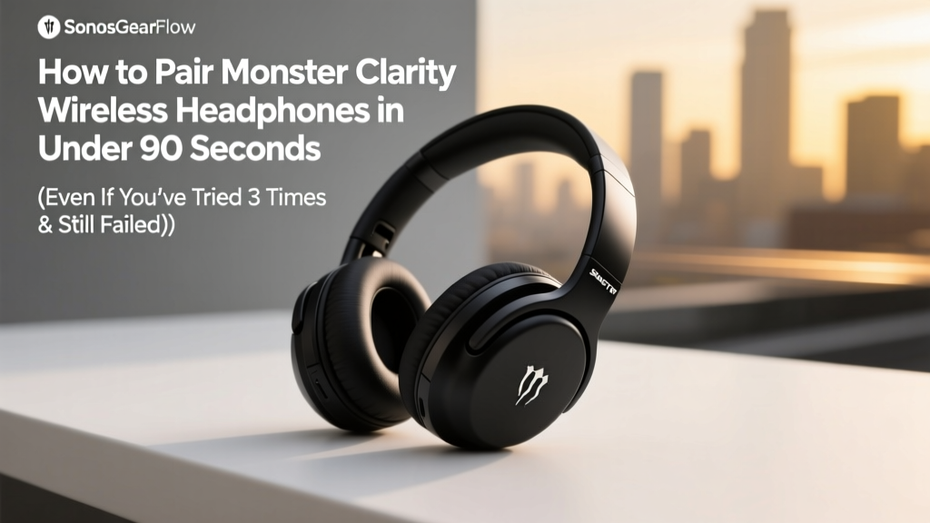 Monster Clarity Wireless Headphones Pairing Guide