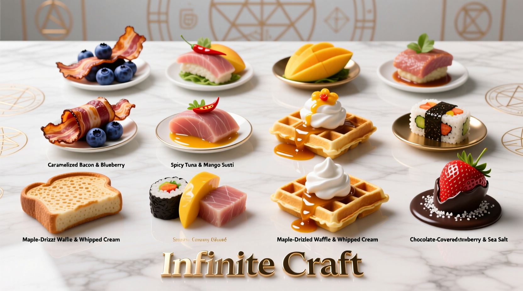 Infinite Craft food combination visual guide
