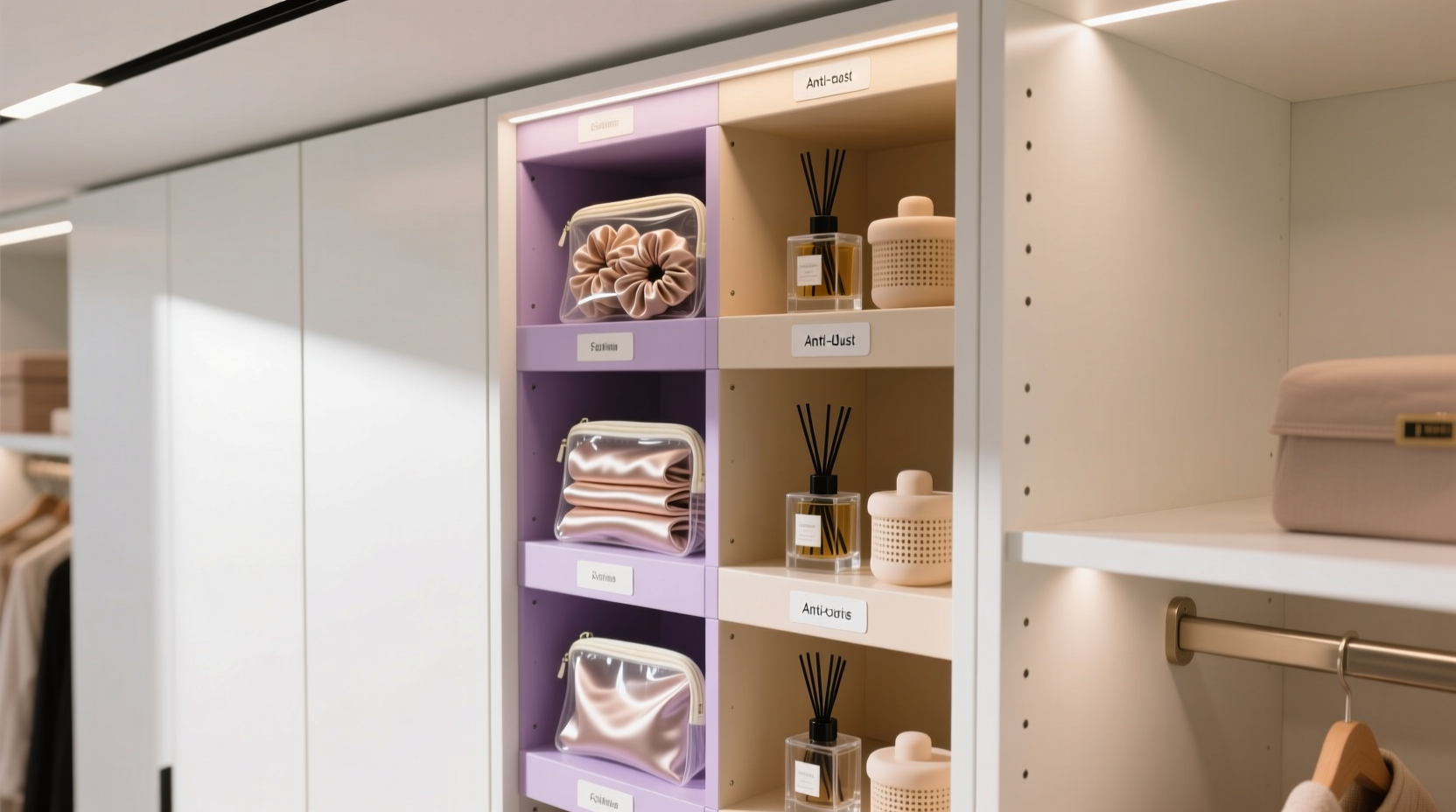 closet organization tips for curly hair tools