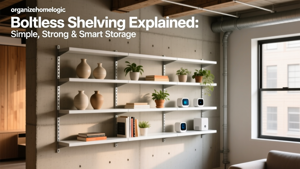 Boltless Shelving Explained: Simple, Strong & Smart Storage