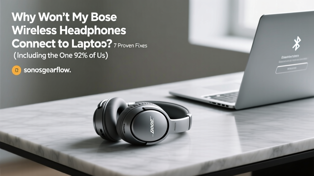 Bose Headphones Won’t Connect to Laptop? 7 Fixes