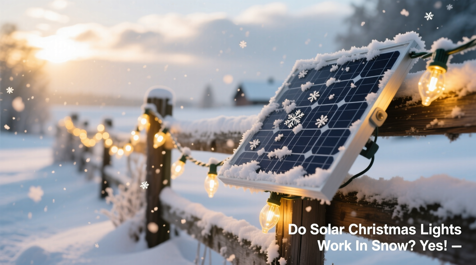 solar christmas lights in winter do they work in snowy climates