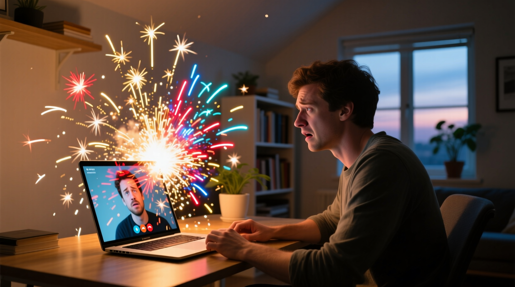 why you keep triggering fireworks during video calls a