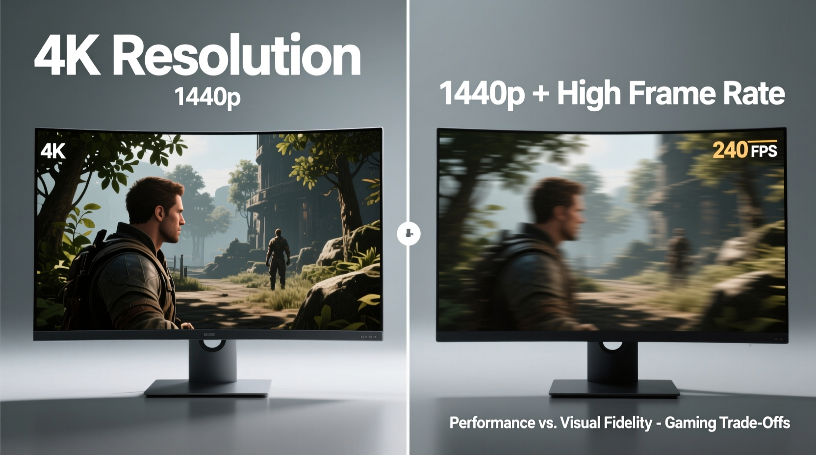 4k vs 1440p monitor for gaming is the resolution drop worth the frame rate boost