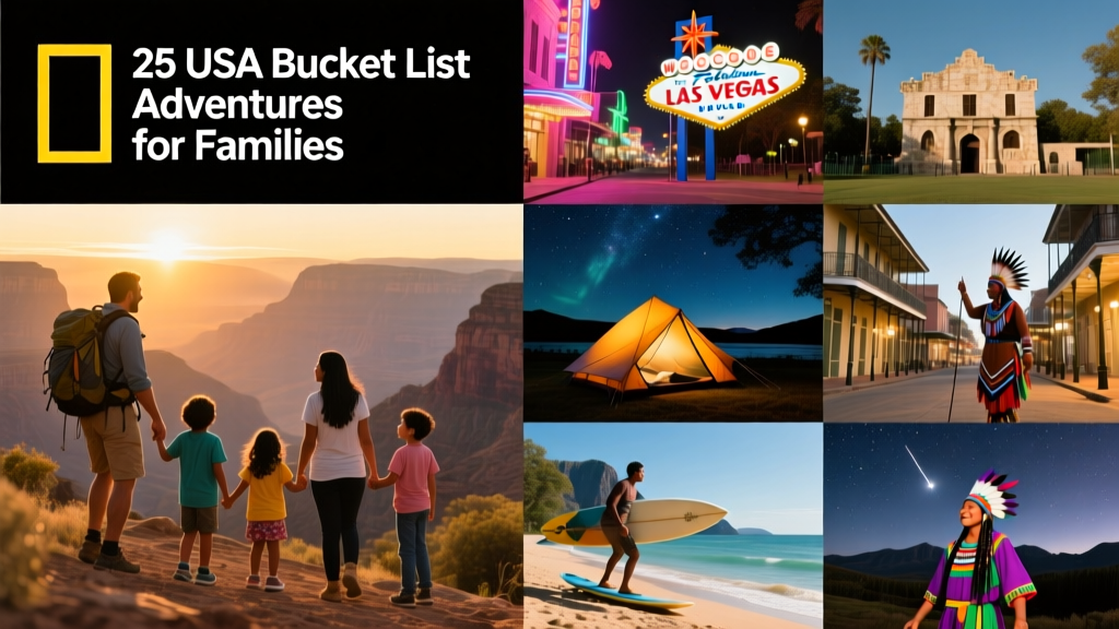 25 USA Bucket List Adventures for Families: Real Stories, Real Logistics, Real Joy