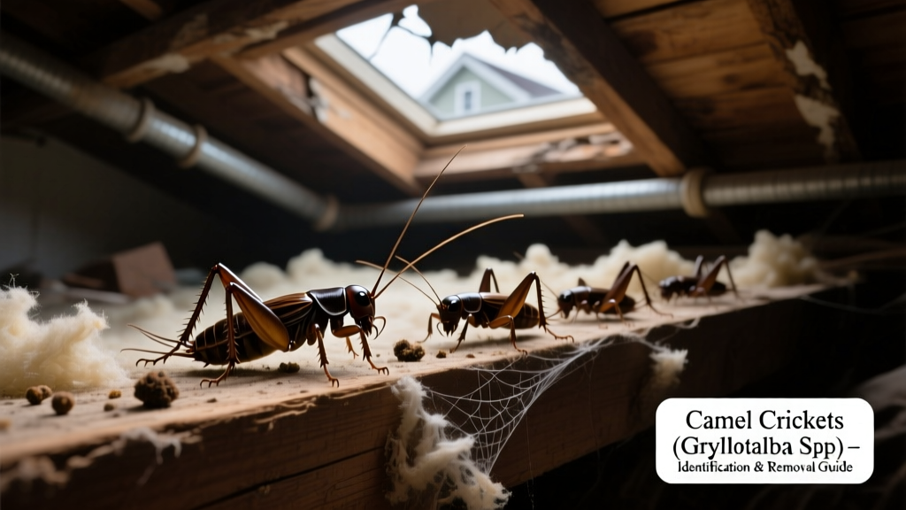 Camel Crickets in Attic: Identification & Removal Guide