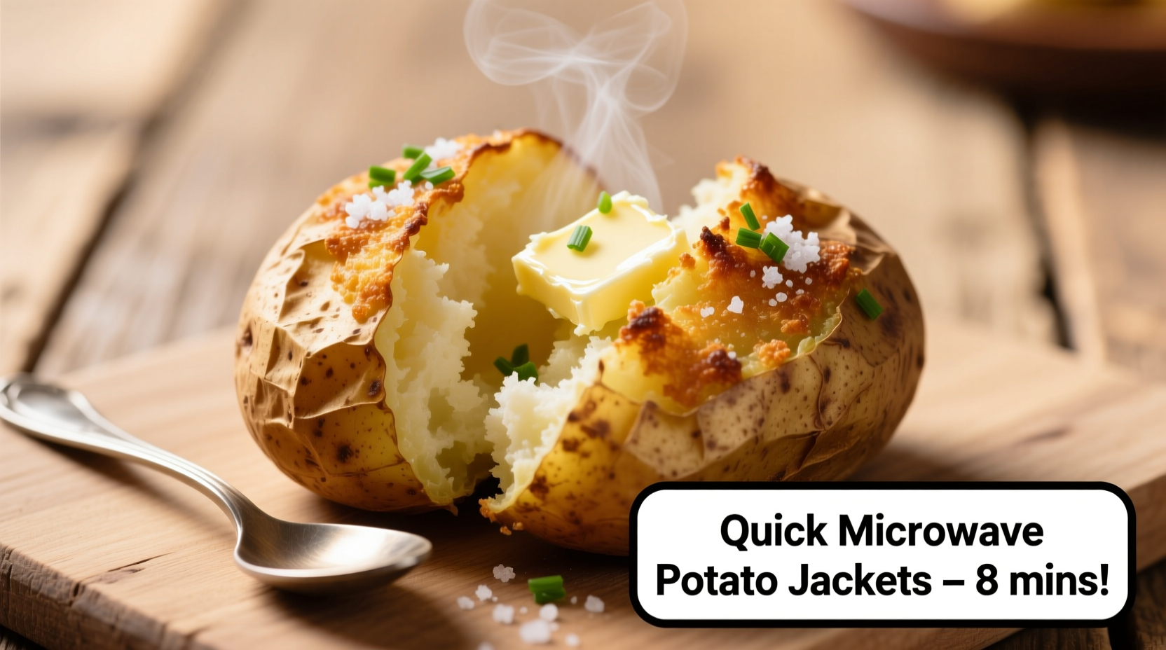 Perfect Microwave Potato Jackets in 10 Minutes
