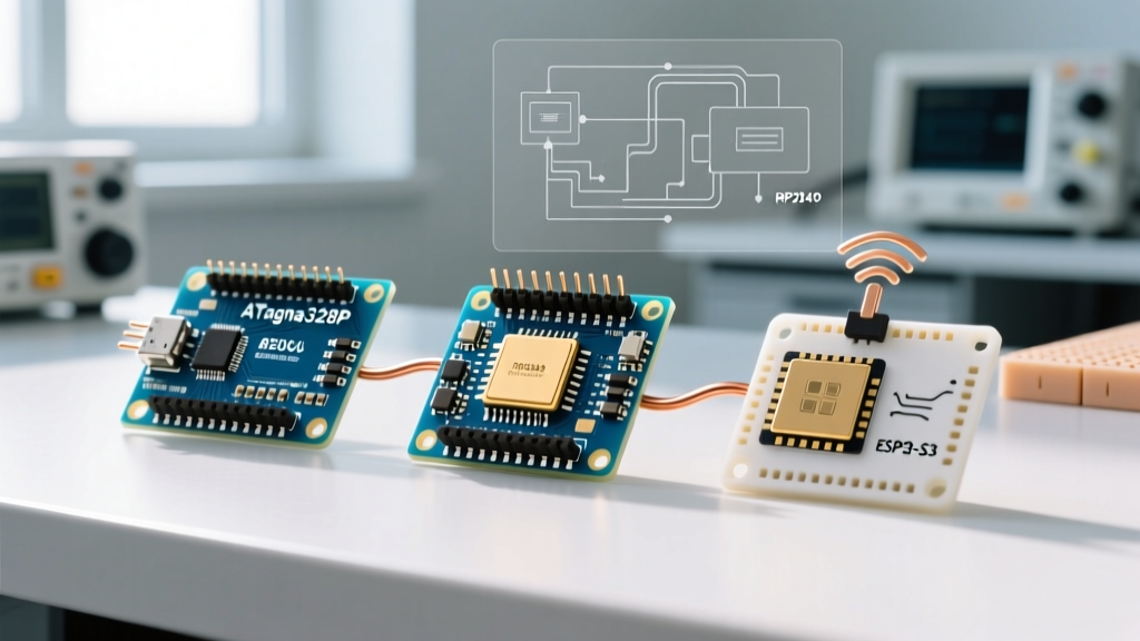 Benchmarking Arduino Nano Projects: ATmega328P vs RP2040 vs ESP32