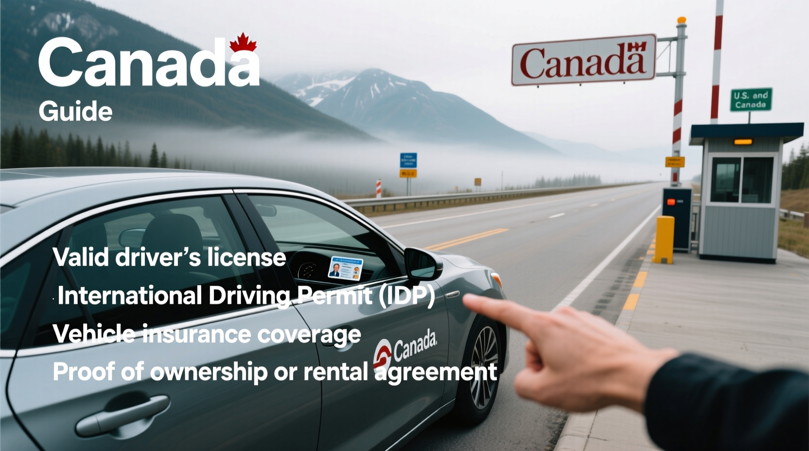 can you drive a rental car to canada
