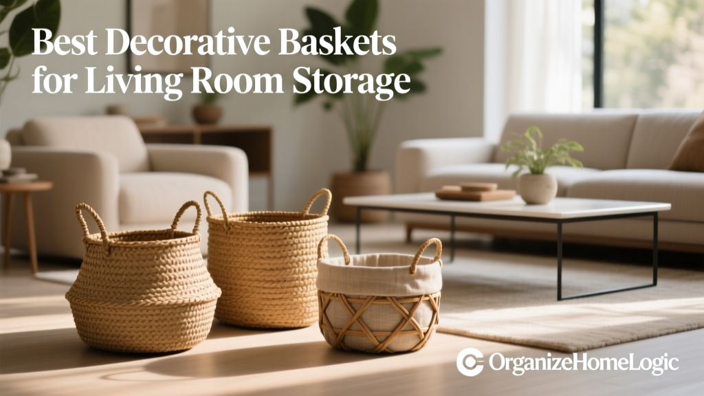 Best Decorative Baskets for Living Room Storage