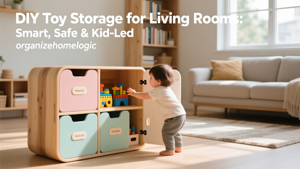 DIY Toy Storage for Living Rooms: Smart, Safe & Kid-Led