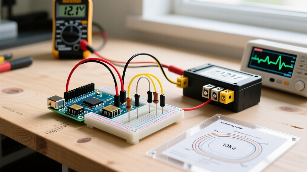 How to Build an Arduino Voltage Divider for 12V Battery Monitoring