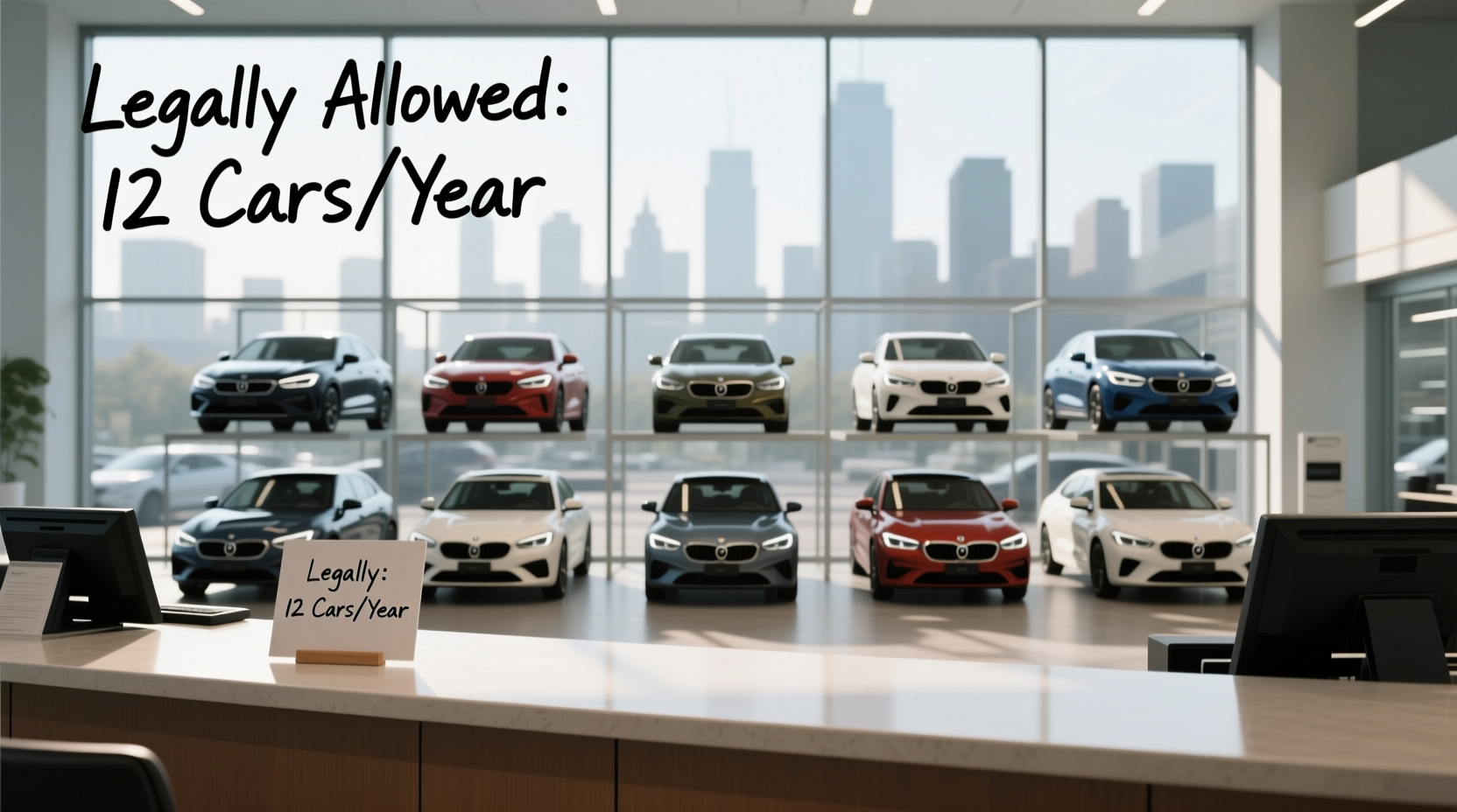how many car i can sell a year