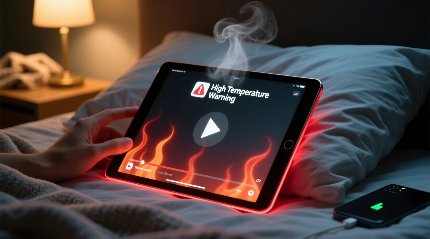 why does my tablet overheat when watching videos in bed fixes that work