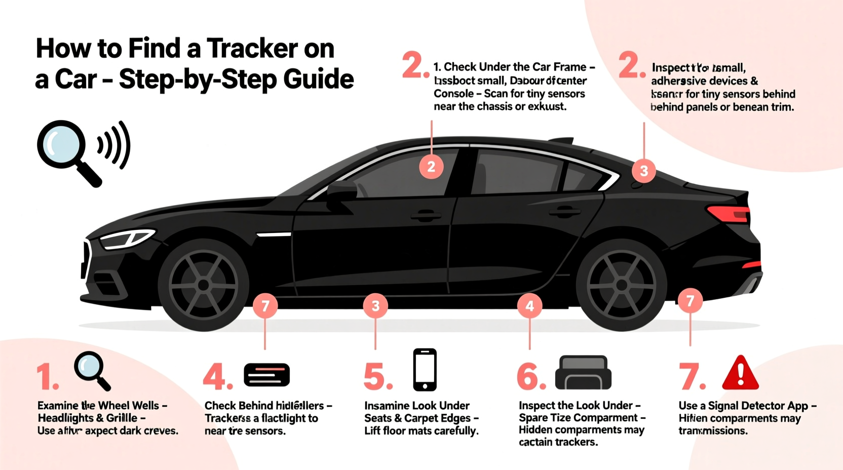 how to find a tracker on a car