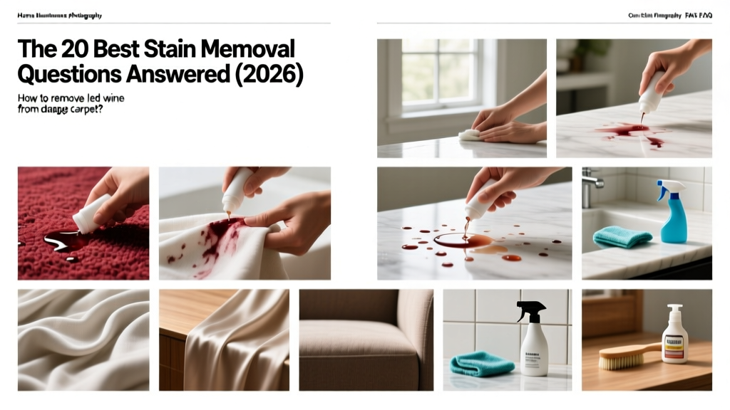 The 20 Best Stain Removal Questions Answered (2026)