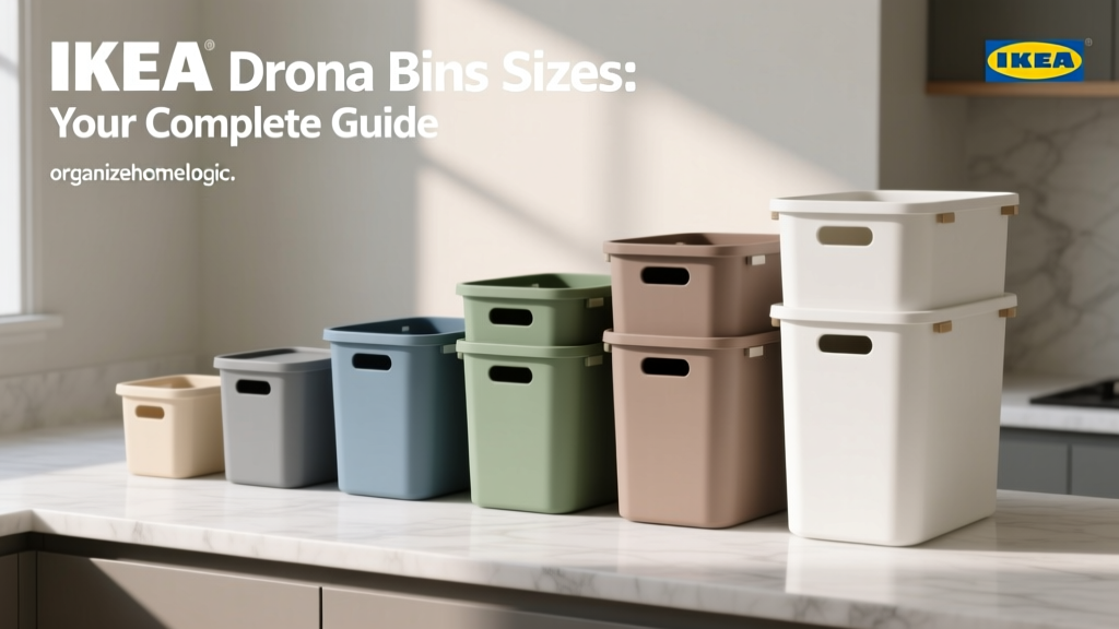IKEA Drona Bins Sizes: Your Complete Guide