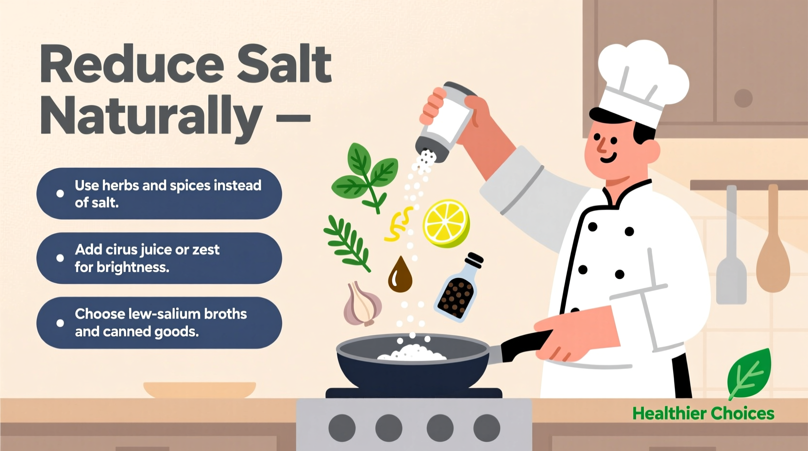 how can you reduce salt in food