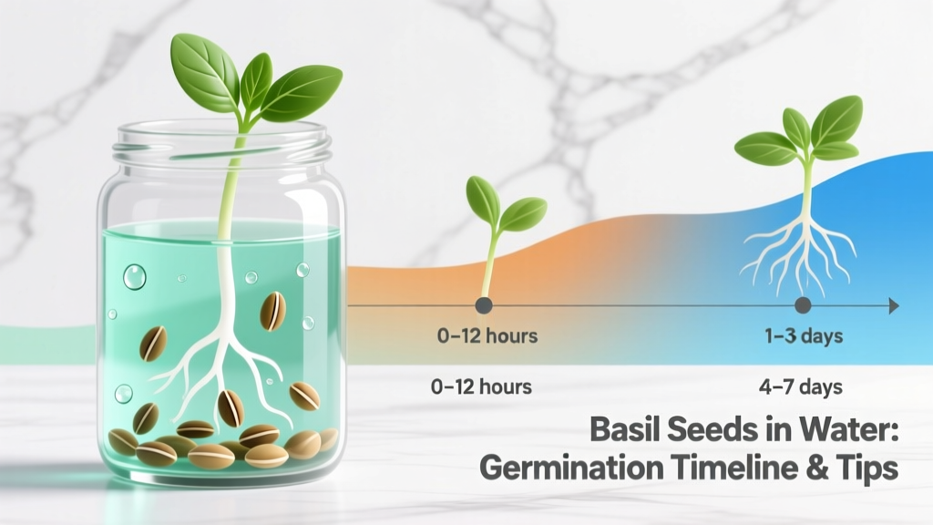 Basil Seeds in Water: Germination Timeline & Tips