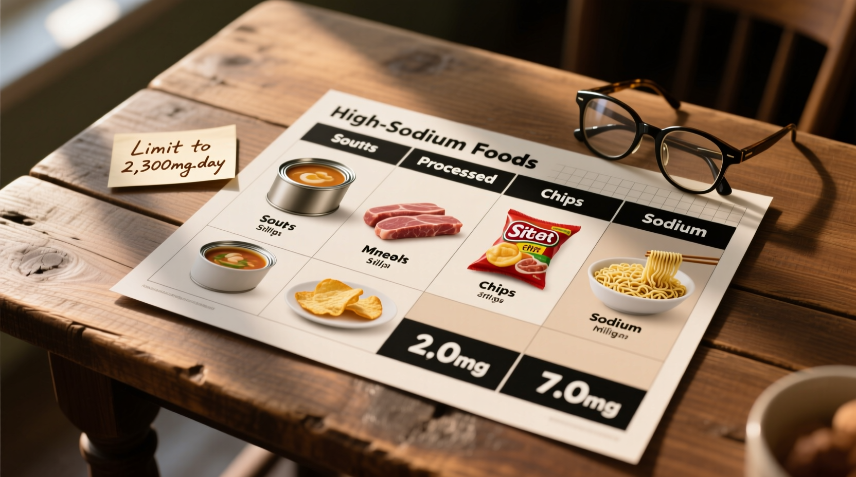 Lebensmittel mit hohem Natriumgehalt: Die verborgenen Quellen