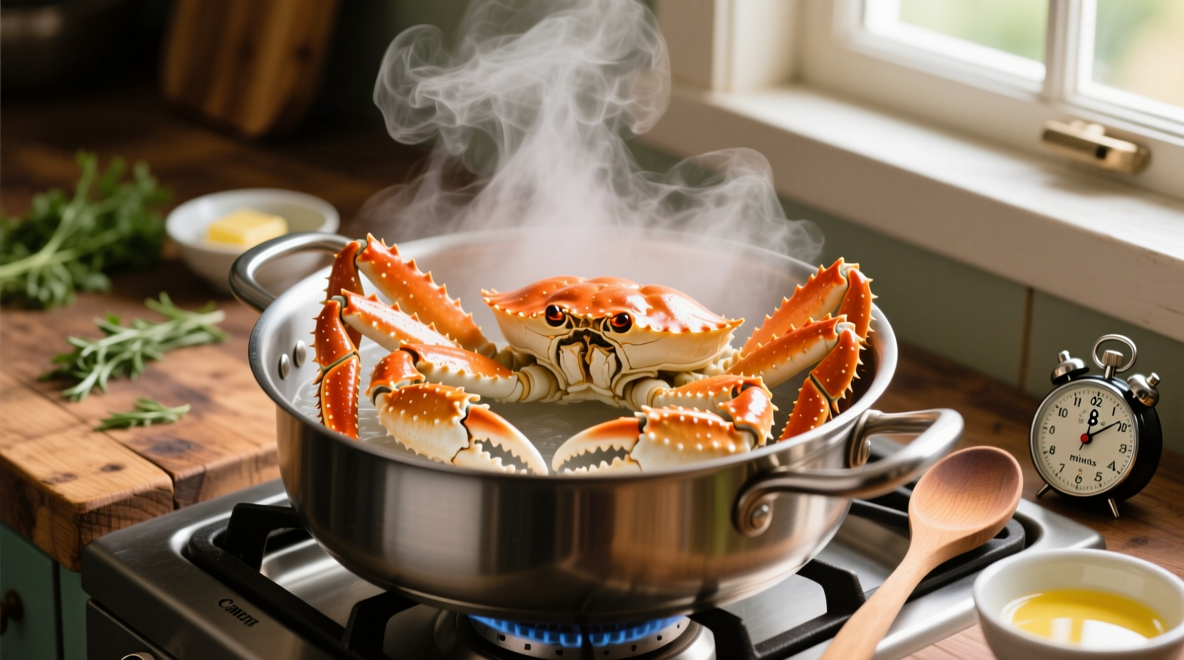 how long do you cook crab legs