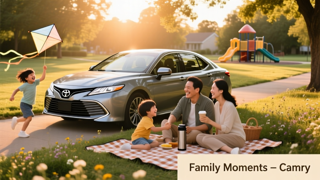 The Camry Effect: How Toyota’s Midsize Sedan Shapes Family Well-Being, Safety, and Daily Routines