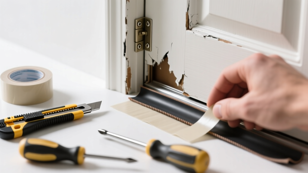 Fix Worn Kitchen Door Weatherstripping Fast