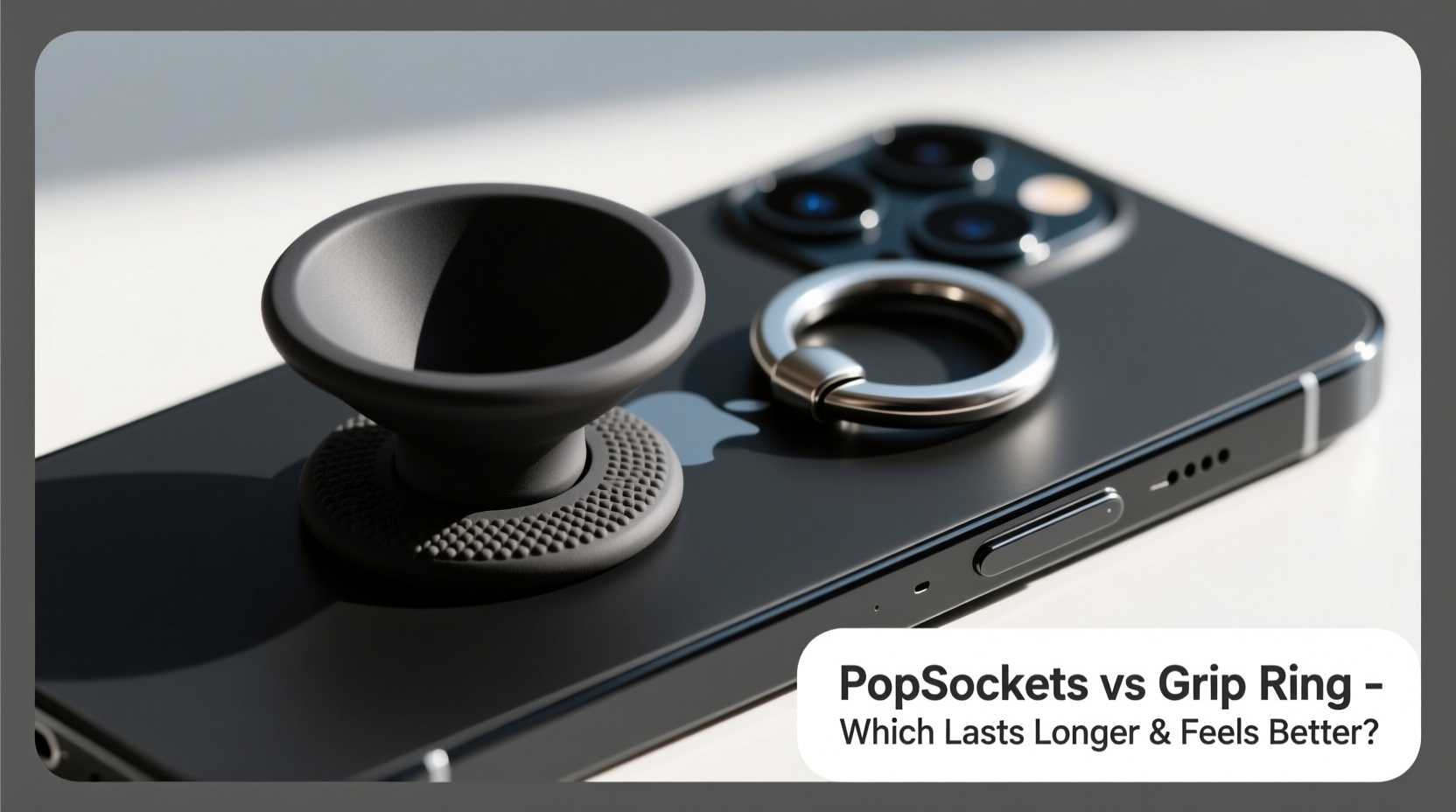 popsocket vs grip ring which stays attached longer and feels comfier