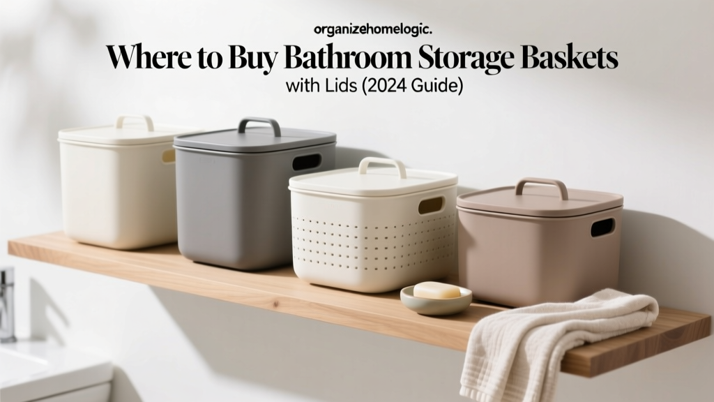 Where to Buy Bathroom Storage Baskets with Lids (2024 Guide)