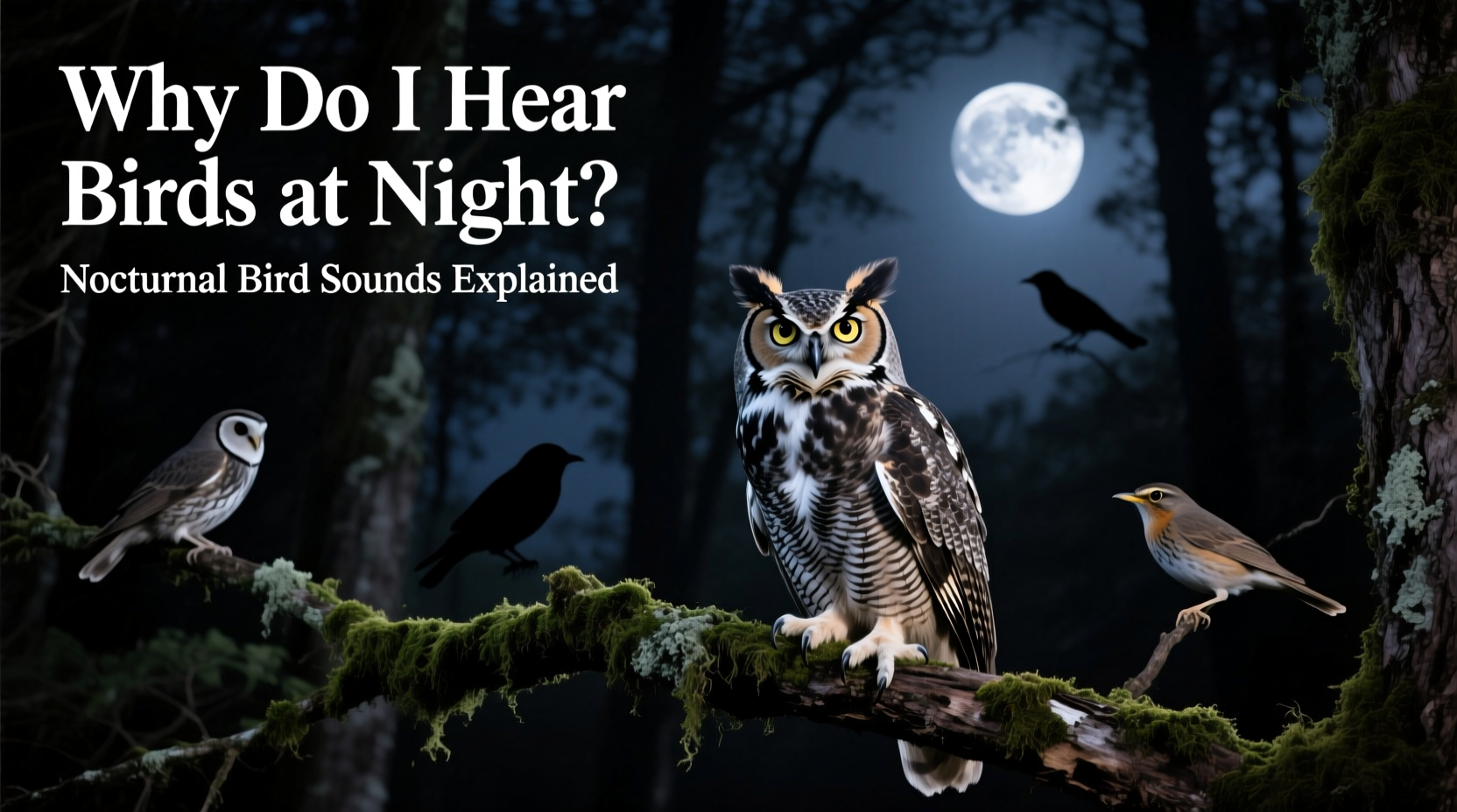 Why Do I Hear Birds at Night? Nocturnal Bird Sounds Explained
