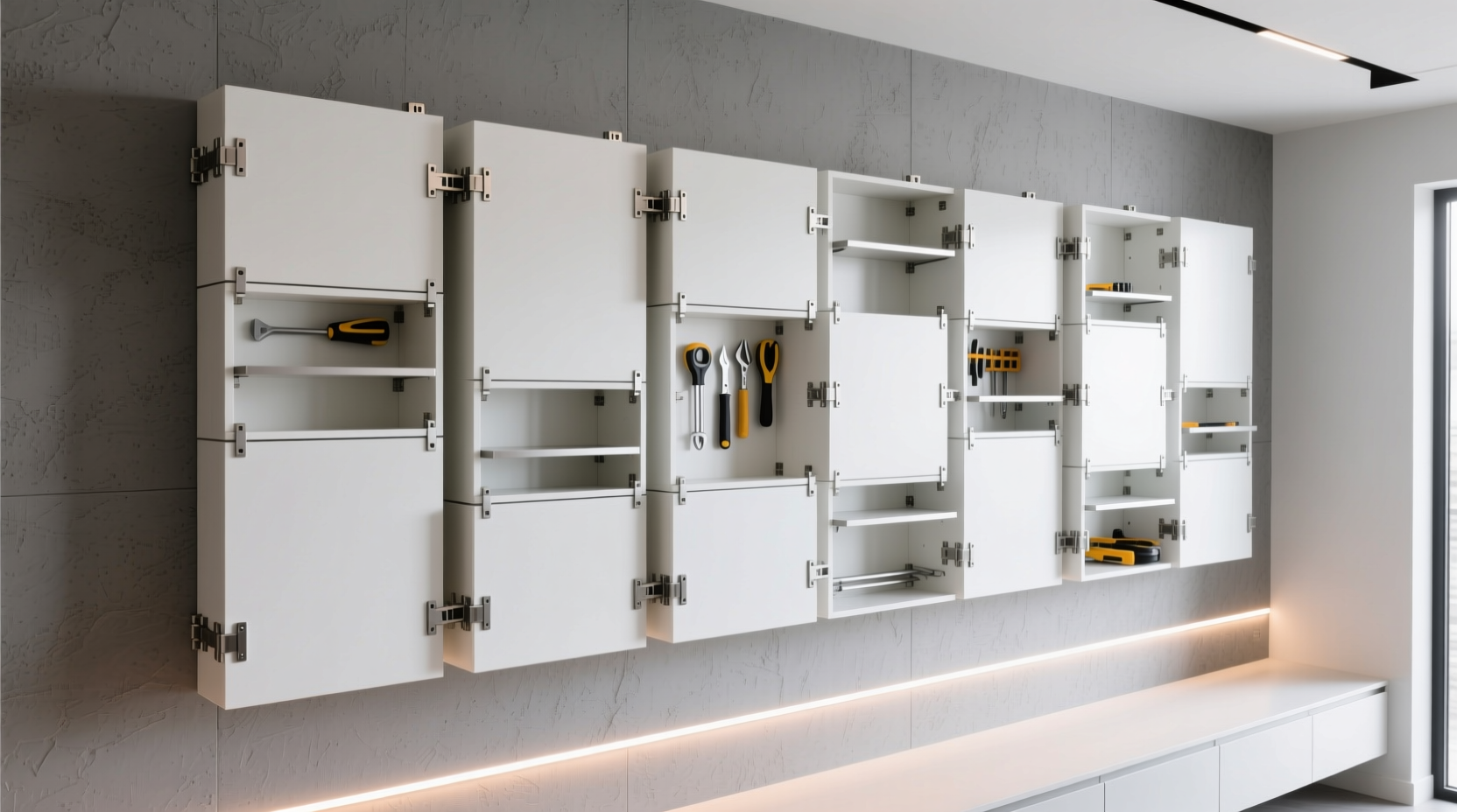 closet organization tips for zero depth walls